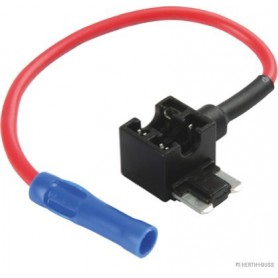 Porte-fusible MINI 10A / coupe transversale 1,3 mm2 Long. câble 120