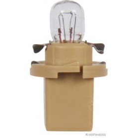 Ampoule culot plastique BEIGE (x10) 24 V 1,2 W BAX10d