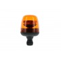 Gyrophare LED TAURIS sur hampe, lumière rotative ORANGE