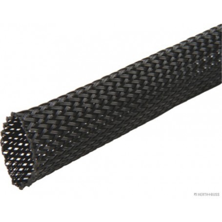 Tresse de protection NOIR L.5m diam. de 20mm jusqu'à 28mm