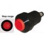 Bouton poussoir ROUGE 7 fiches 12V