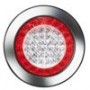 Feu arrière LED av. enjoliveur chromé brillant diam. 155mm