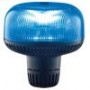 Gyrophare sur hampe cristal LED effet FLASH BLEU SIRENA