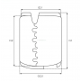 Carcasse D6RA (CW - sens horaire) avec aimants