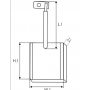 Balais de démarreur type JASX74-75