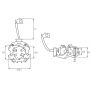 Porte balai moteur benne hydraulique iskra 1690671