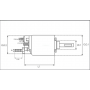 Relai solenoide pour démarreur MITSUBISHI M9T82179