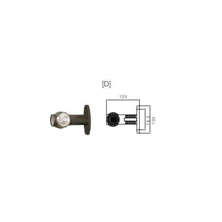 Feu sur antenne courte SUPERPOINT III G/ D, avec câble 1.25M