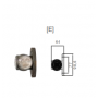 Feu de gabarit SUPERPOINT III G/D 24V R/B/O à plaquer P&R 1500mm