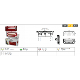 Feu ECOLED II Gauche/ droit SMARTBOX