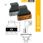 Feu de position latéral orange SUPPORT 90° TOURNE VERS L'ARRIERE + P&R