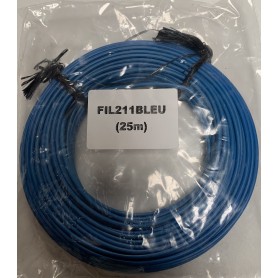 FIL 1mm2 BLEU (bobine 25m)