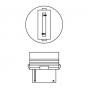 Ampoule 12v p27w w2.5X16D (x10)