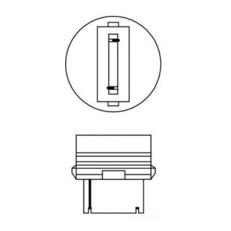 Ampoule 12v p27w w2.5X16D (x10)