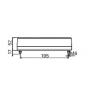 Feu AR DROIT 195x220x101mm