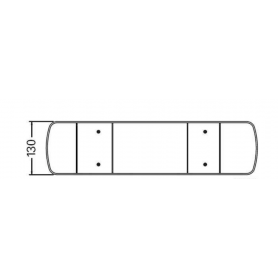 Feu AR DROIT 15mm/130mm/160mm/80mm/ Boulon 8mm VOLVO