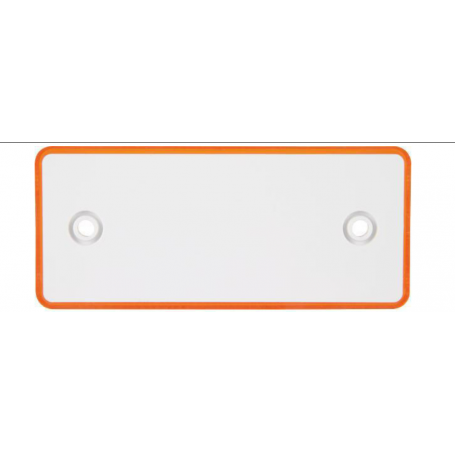 Catadioptre ORANGE rectangle 94x44mm 2 trous