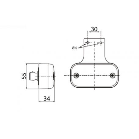 Feu de position avant Ampoules 12/24V CRISTAL