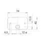 Feu de gabarit cristal 74x 45x 22.5mm