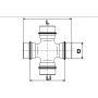 Joint, arbre longitudinal