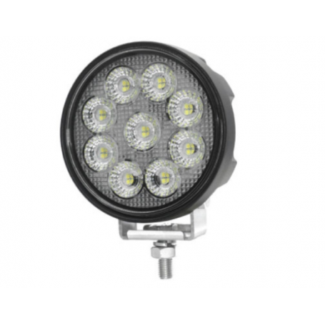 Phare de travail 36LED rond 6840 lumens 116x48.5x128mm 45mm câble