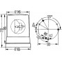 Gyrophare HELLA Halogène KL700 24V jaune rond 2RL 004 958-111