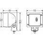 Projecteur de travail fiche amp 12/24V 65W 1GA 007 506-001