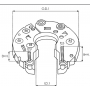 Pont de diode type DR4200