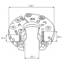 Pont de diodes 50a type 2590964